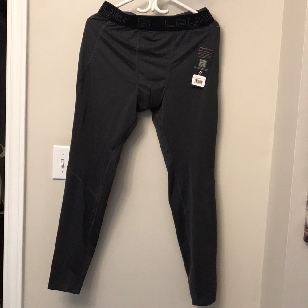 Men’s LAYER 8 Athletic Leggings Qwick Dry
